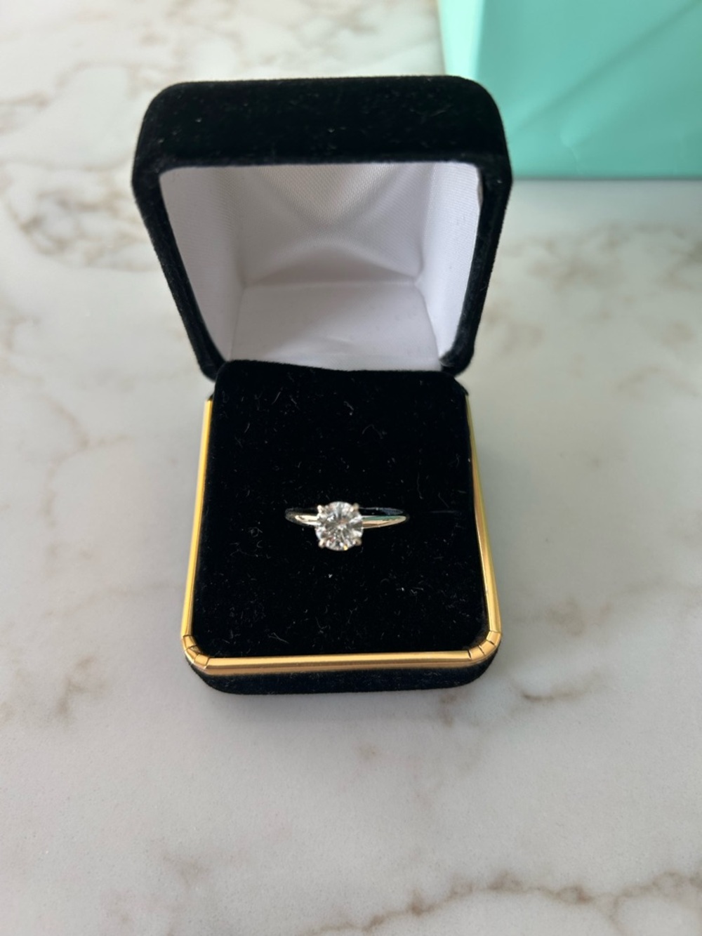 1.01 Carat Diamond 14k White Gold Solitaire